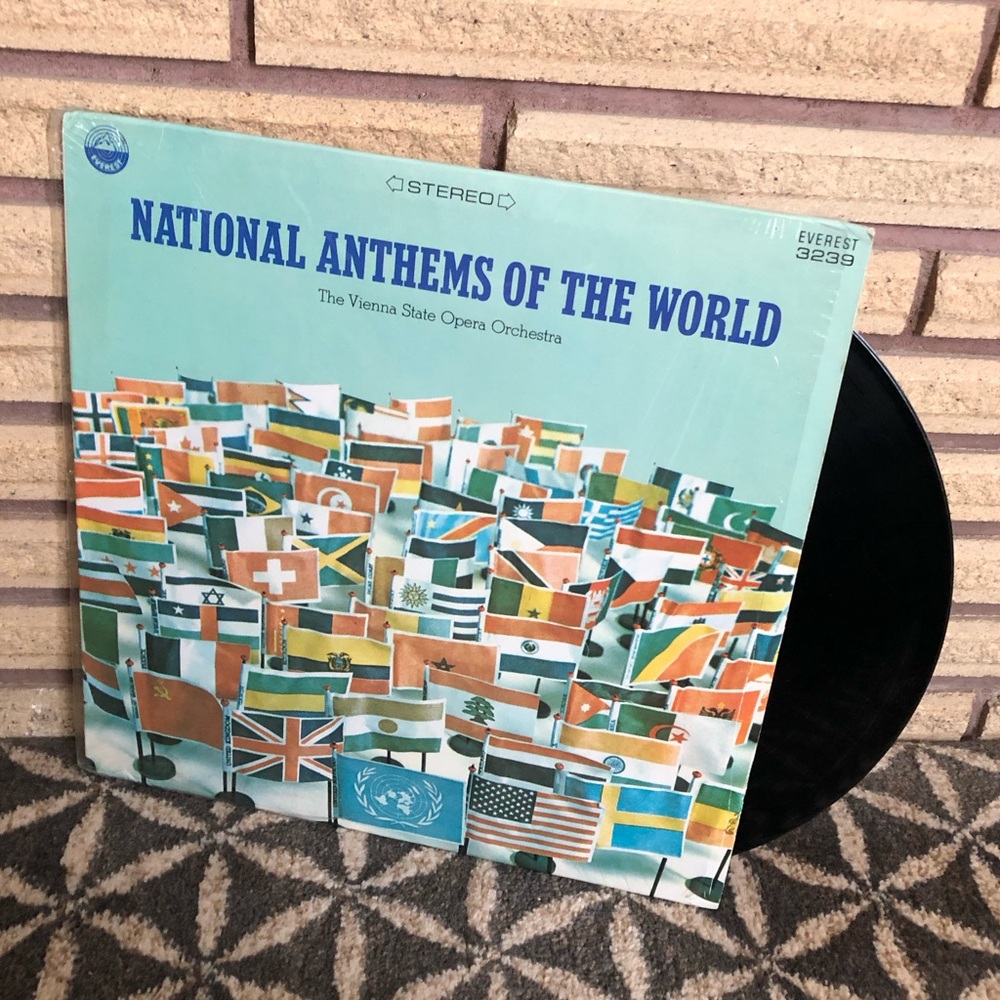 70's "National Anthems of the World" Record - Vienna State Opera Orchestra Album